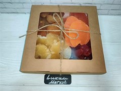 Набор в коробке №8 (манго оранж., ананас кольцо, клубника, персик) 1 кг.