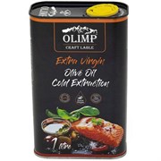 Масло Оливковое Нерафинированное OLIMP Craft Label Extra Virgin, Высший Сорт, 1л (Греция)